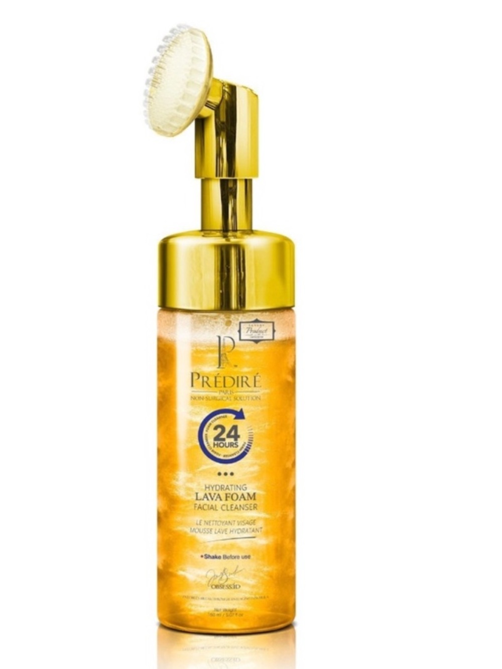 Predire Paris Hydrating Lava Foam Facial Cleanser - Gold
